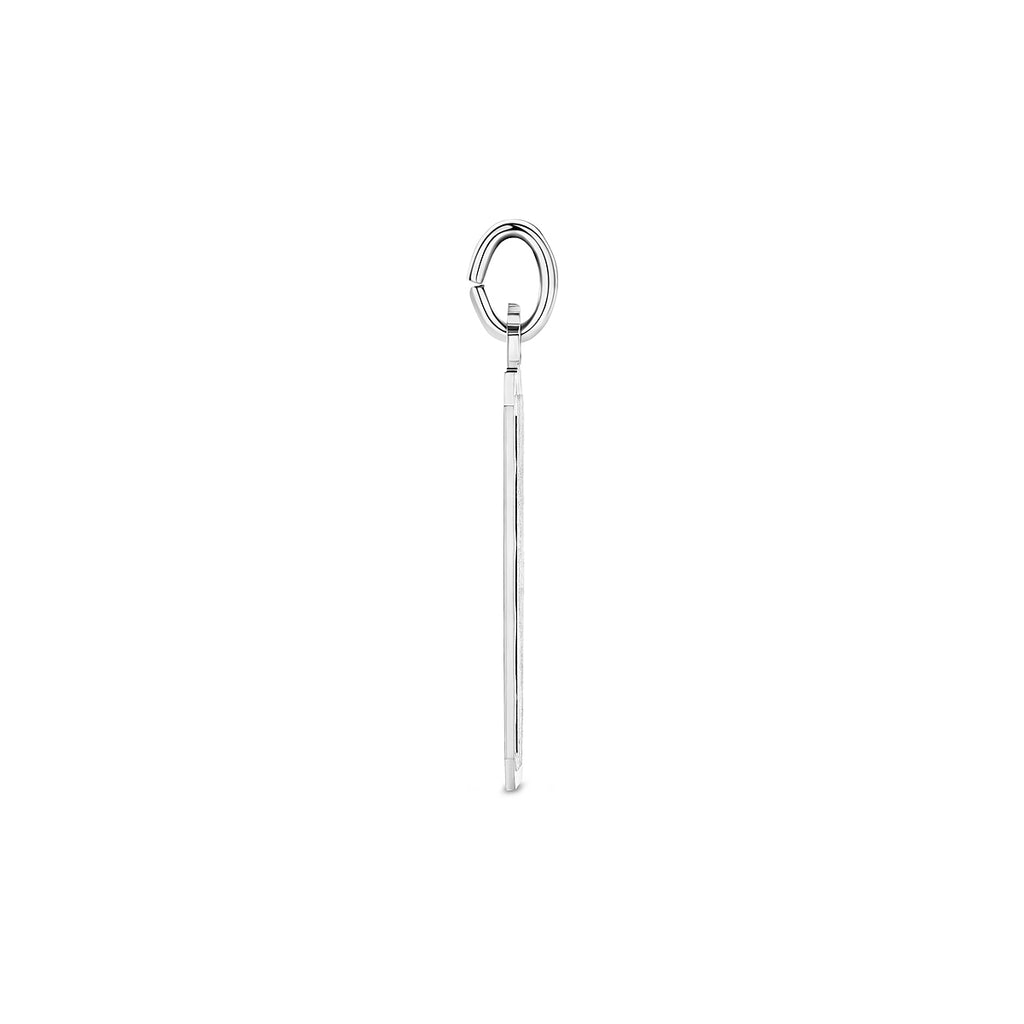 graveerhanger gediamanteerd zilver gerhodineerd