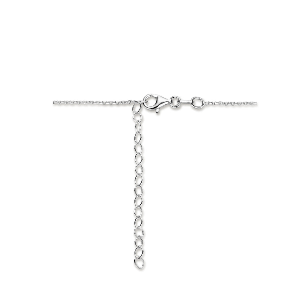 Y-Halskette Perle 45 + 5 cm Silber rhodiniert