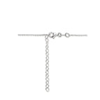 Y-Halskette Perle 45 + 5 cm Silber rhodiniert