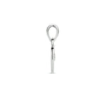 hanger hart zirkonia zilver gerhodineerd