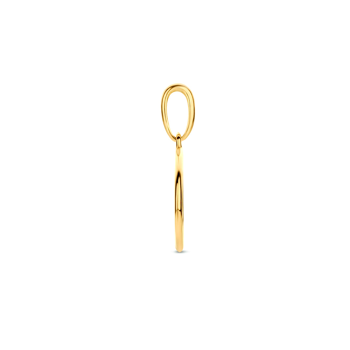hanger rondje 10 mm 14K geelgoud