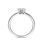ring zirkonia hartje zilver gerhodineerd