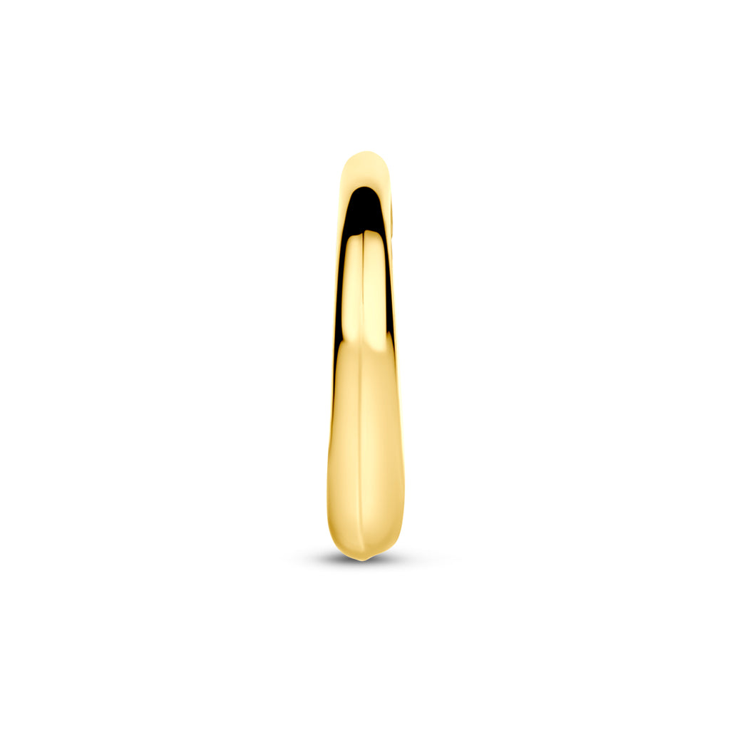 hanger hart 12,5 mm 14K geelgoud