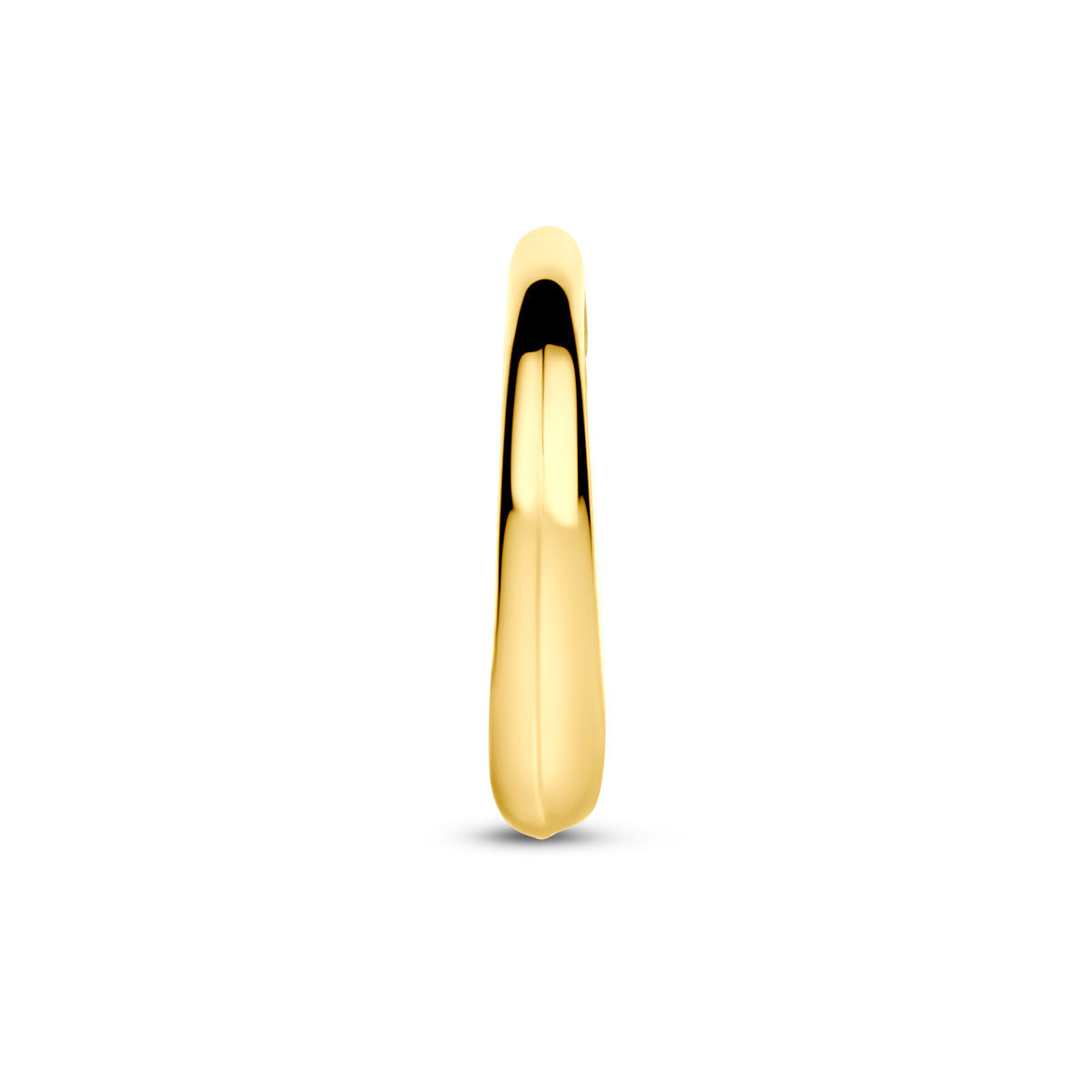 hanger hart 12,5 mm 14K geelgoud