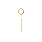 9k hanger kruis 16,5 mm 9K geel