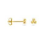 Ohrstecker Perlen 14K Gelbgold