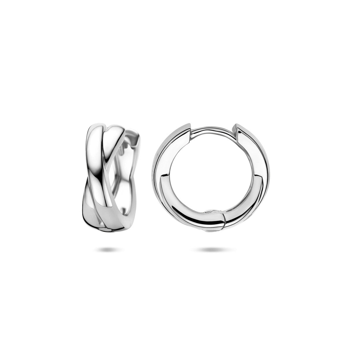 klapoorringen 15 mm zilver gerhodineerd