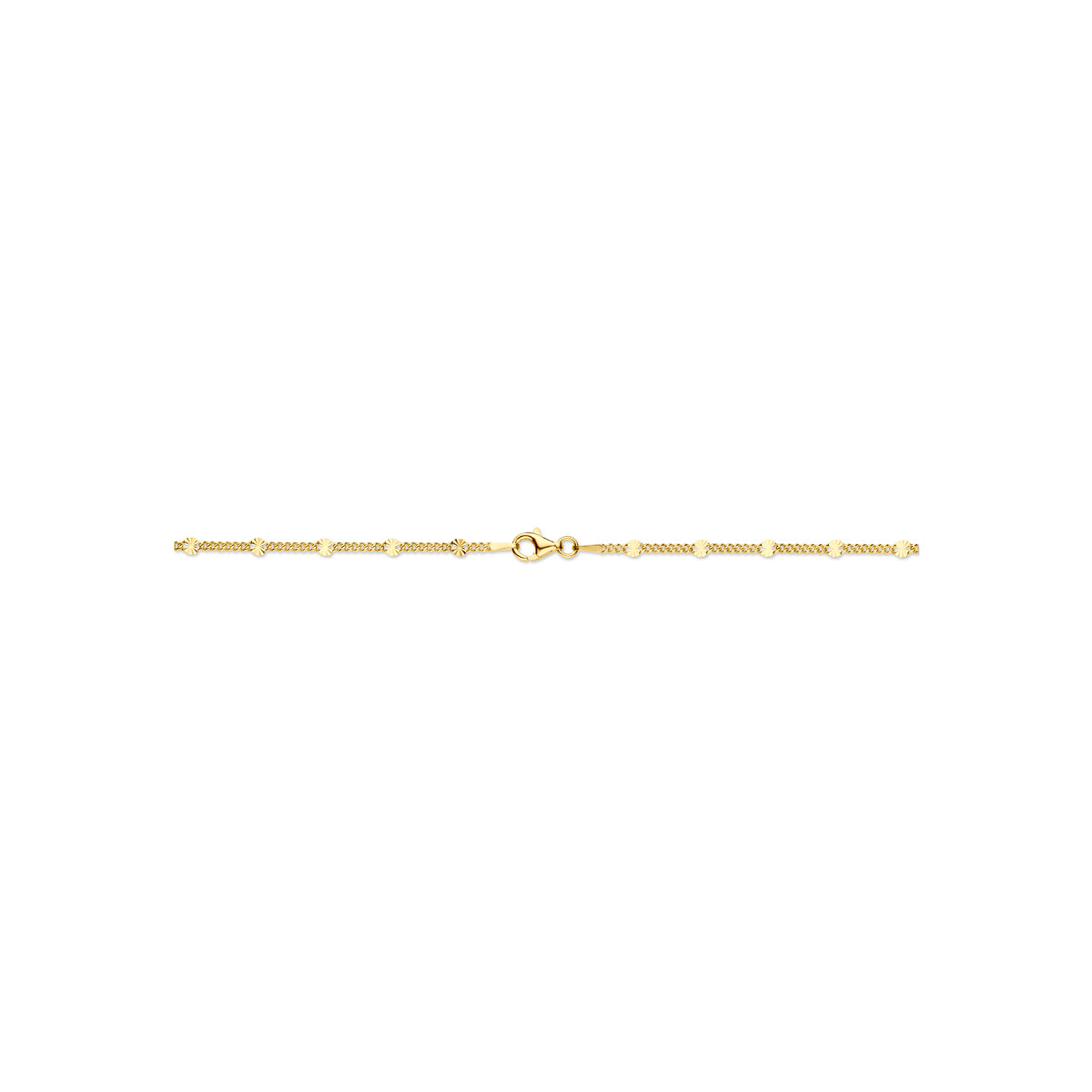 y-collier 42,5 cm 3 micron zilver verguld (geel)
