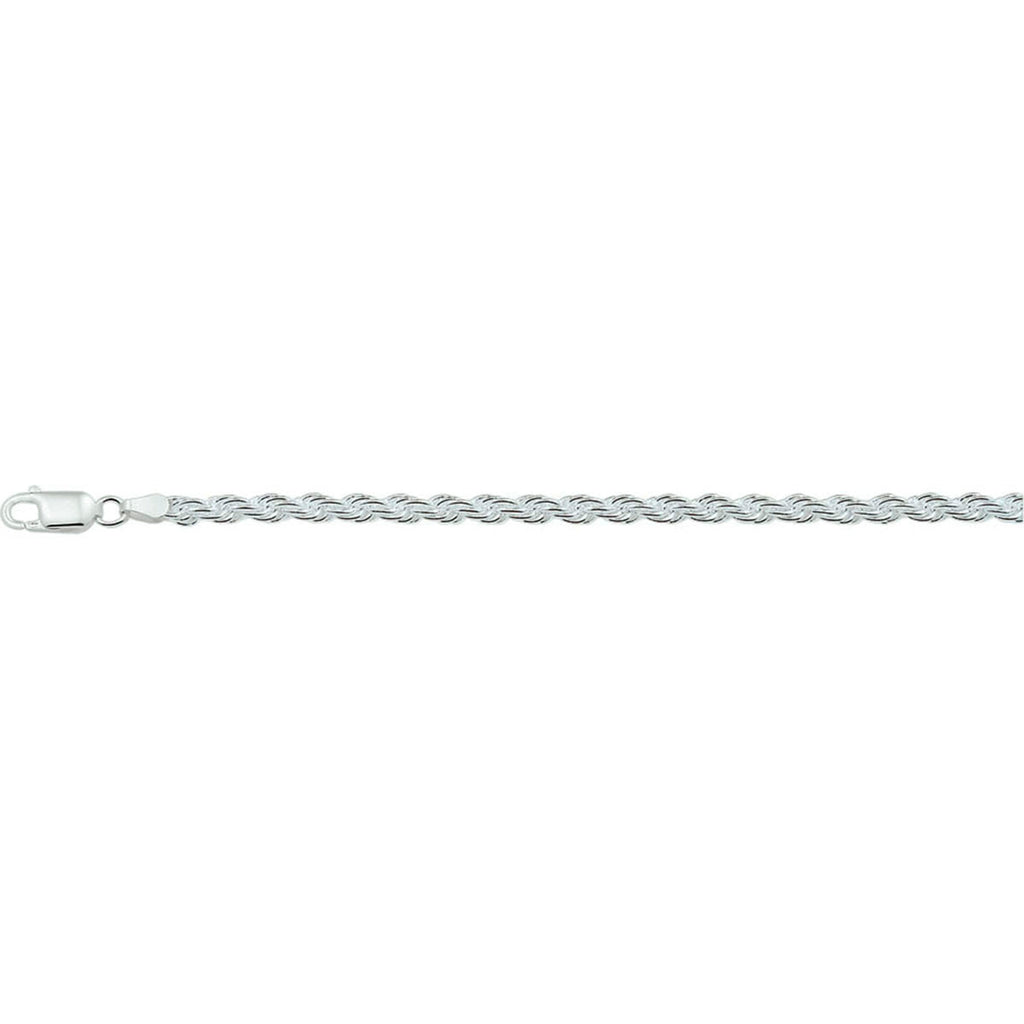 koord 4,0 mm zilver wit