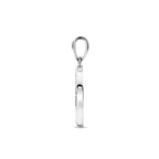 Anhänger Zirkonia 23 mm Silber rhodiniert