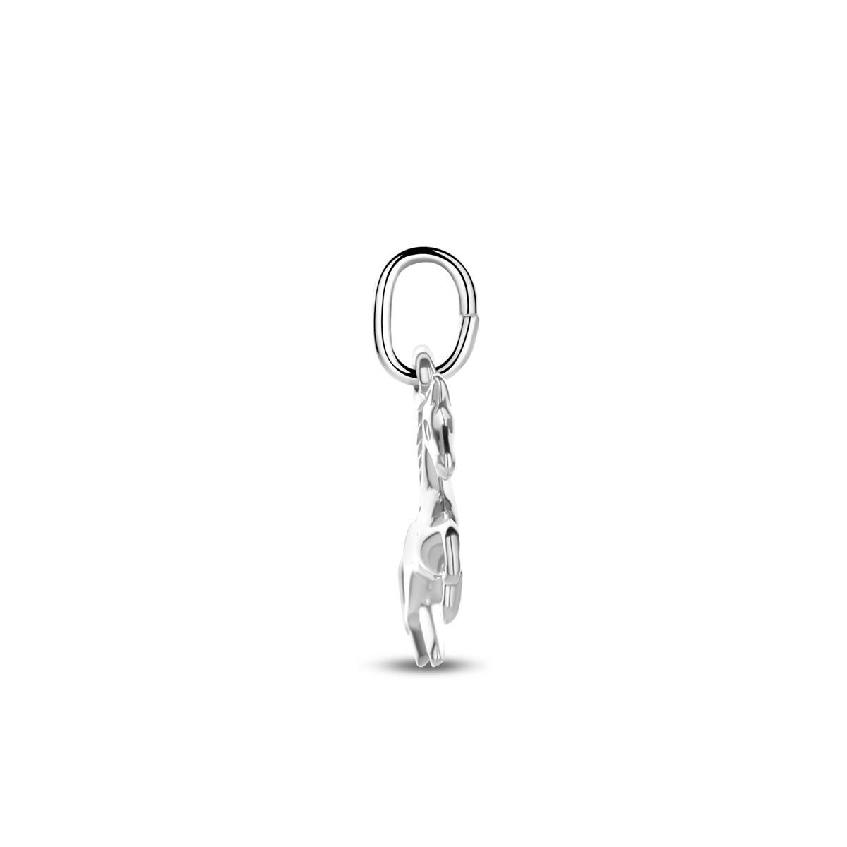 hanger paard zilver wit