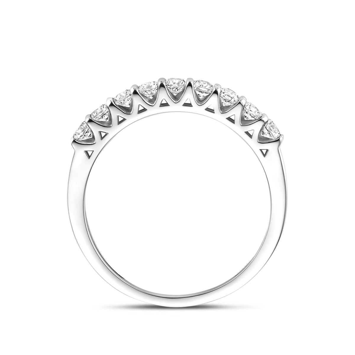 Ring Zirkonia Silber rhodiniert