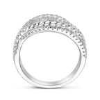 ring zirkonia zilver gerhodineerd