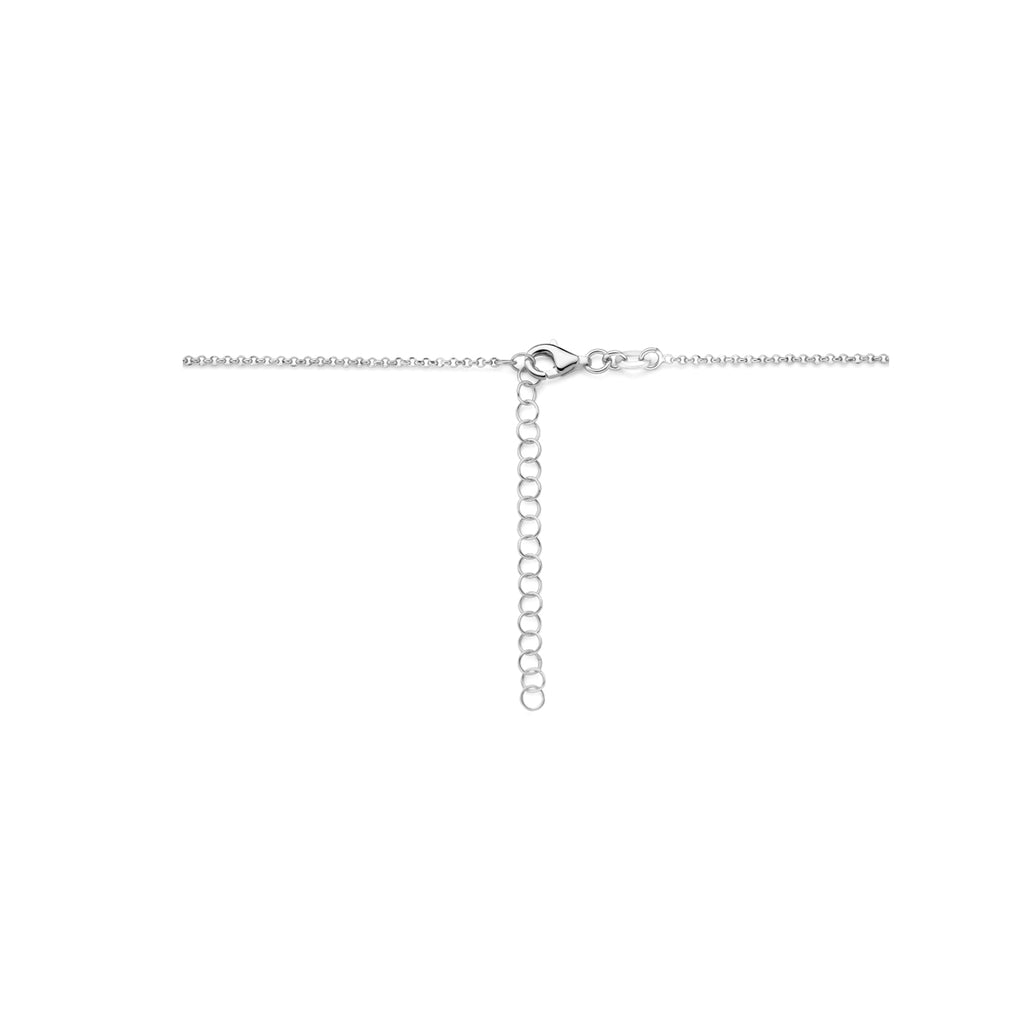 collier hart 1,5 mm 40 + 5 cm 3 micron zilver verguld (geel/rhodium)