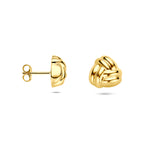 oorknoppen 11 mm 14K geelgoud