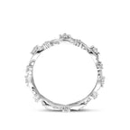 Ring Zirkonia Silber rhodiniert