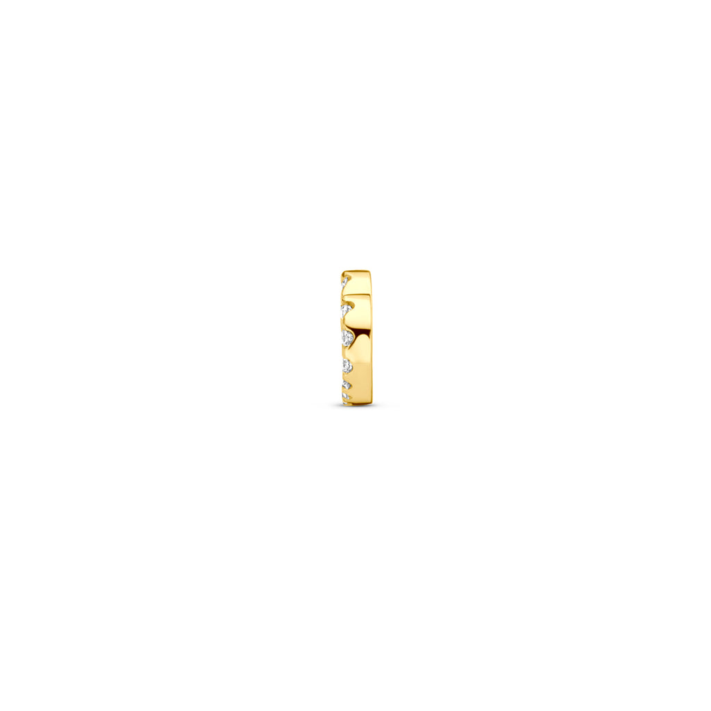 Anhänger Herz Diamant 0.04ct H SI 5 mm 14K Gelbgold