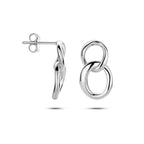 oorhangers schakel zilver gerhodineerd