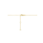 collier hartjes diamant 0.04ct h si 41 - 43 - 45 cm 14K geelgoud