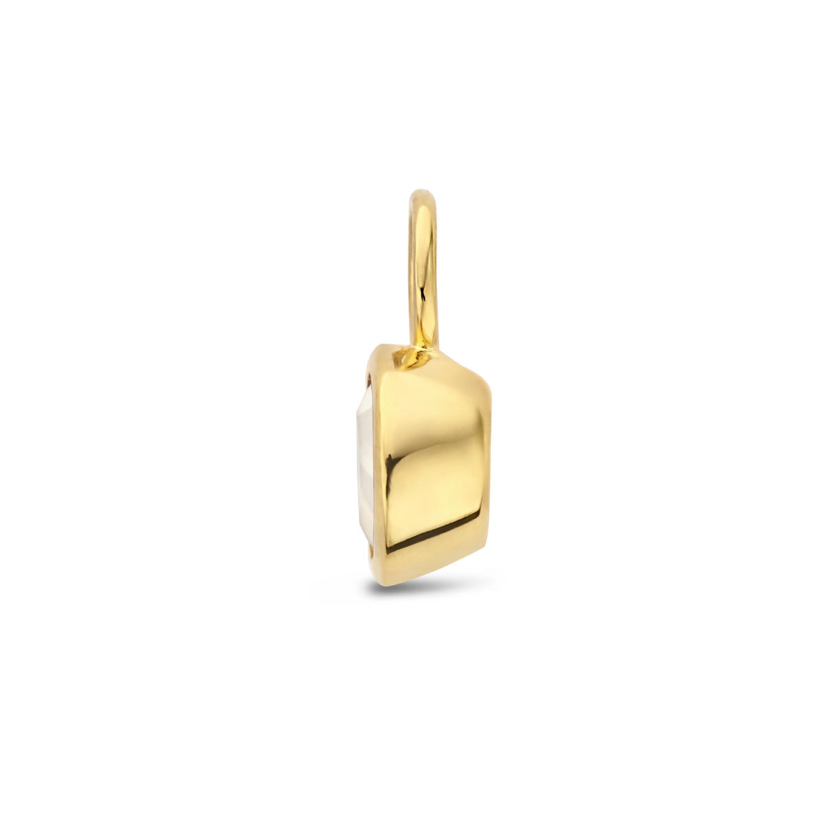 Ohrring-Anhänger Mondstein pro Stück 14K Gelbgold