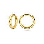 9 Karat Klappcreolen 11 mm 9K Gelb