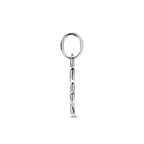 hanger klavertje 10 mm zilver gerhodineerd