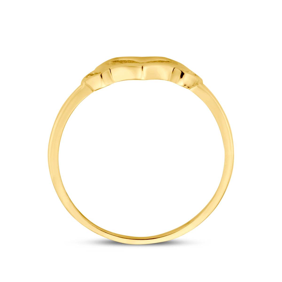 Ring Herzen 14K Gelbgold