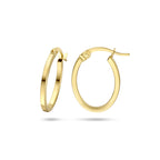 oorringen buis 1,5 mm 14K geelgoud