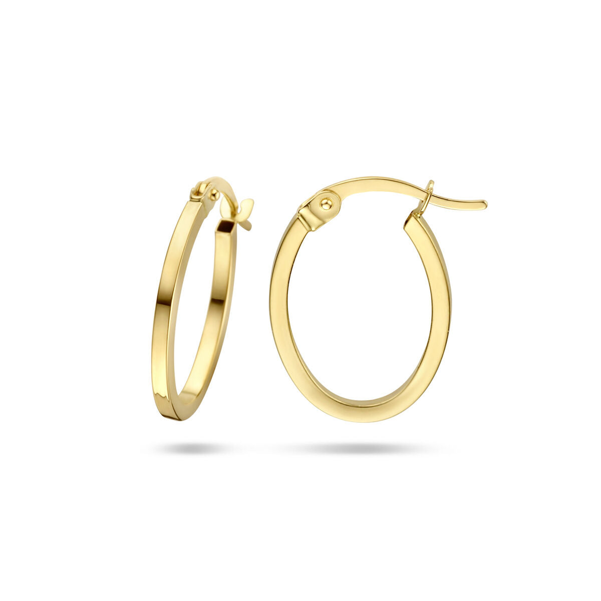 oorringen buis 1,5 mm 14K geelgoud