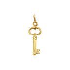 Hanger sleutel 14k geelgoud