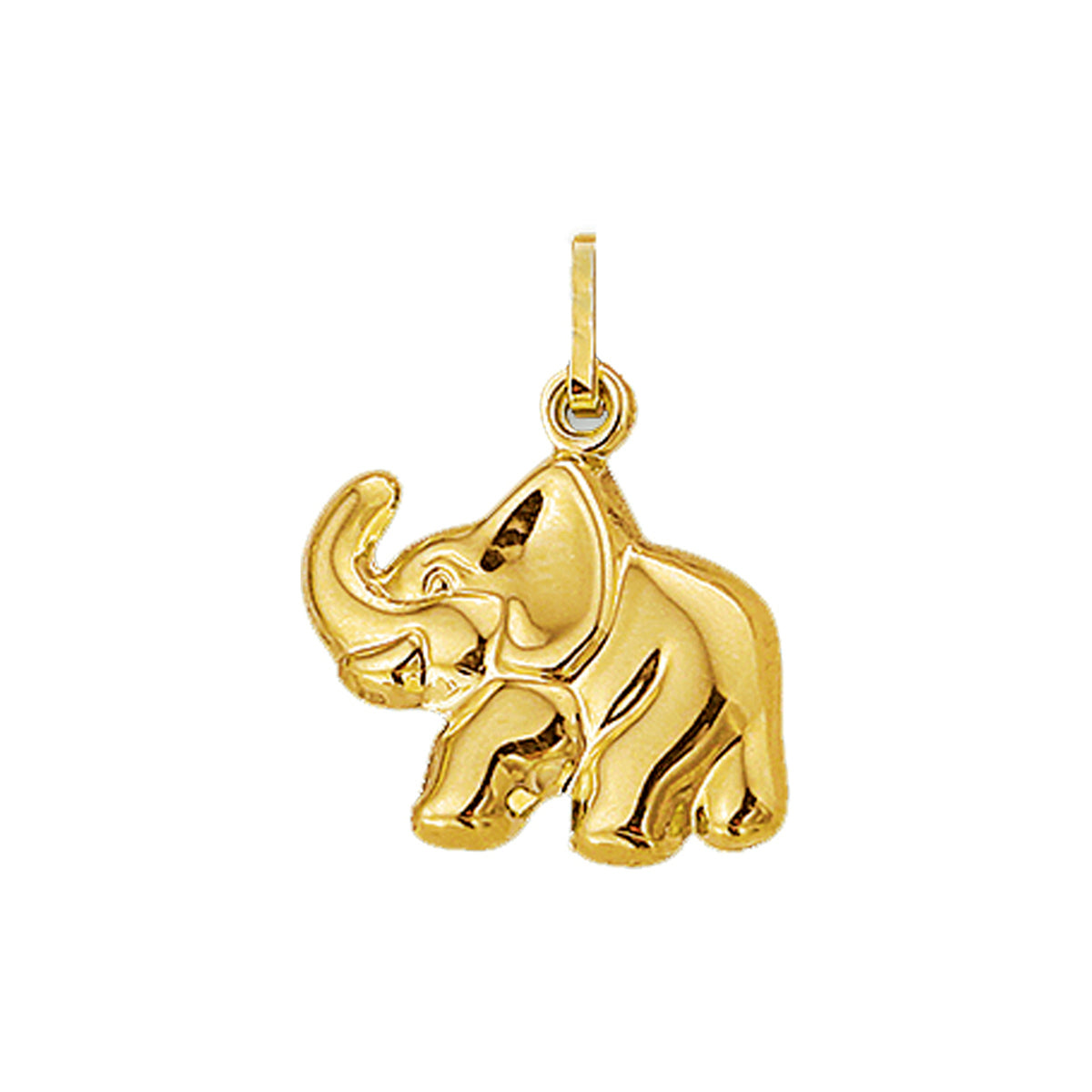 Hanger olifant 14k geelgoud