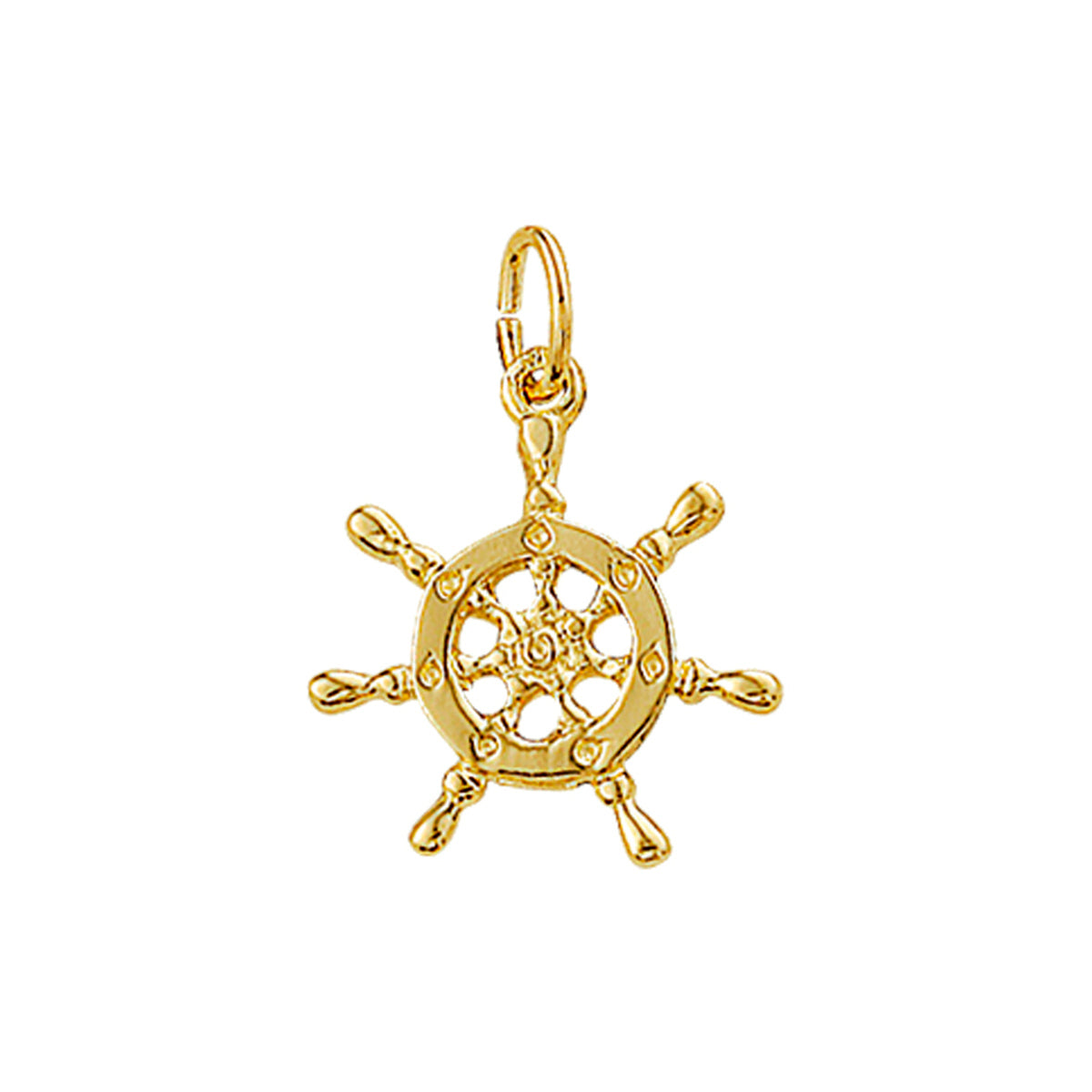 Hanger stuurwiel 14k geelgoud