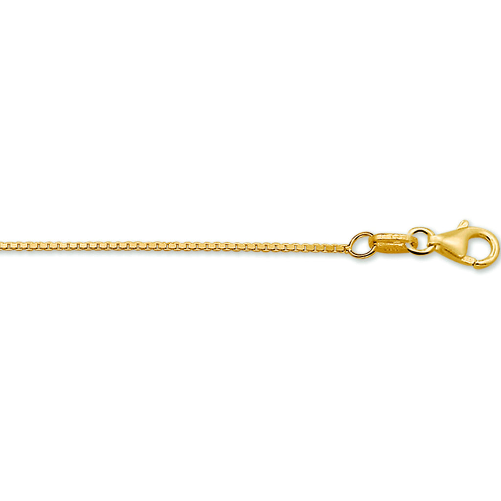 Collier venetiaans 0,9 mm 14k geelgoud