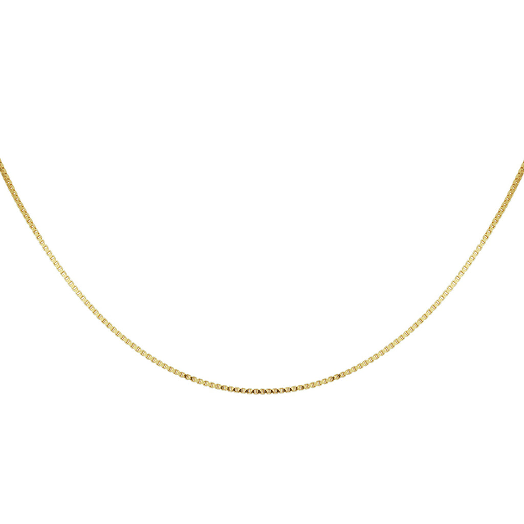 Collier venetiaans 0,9 mm 14k geelgoud