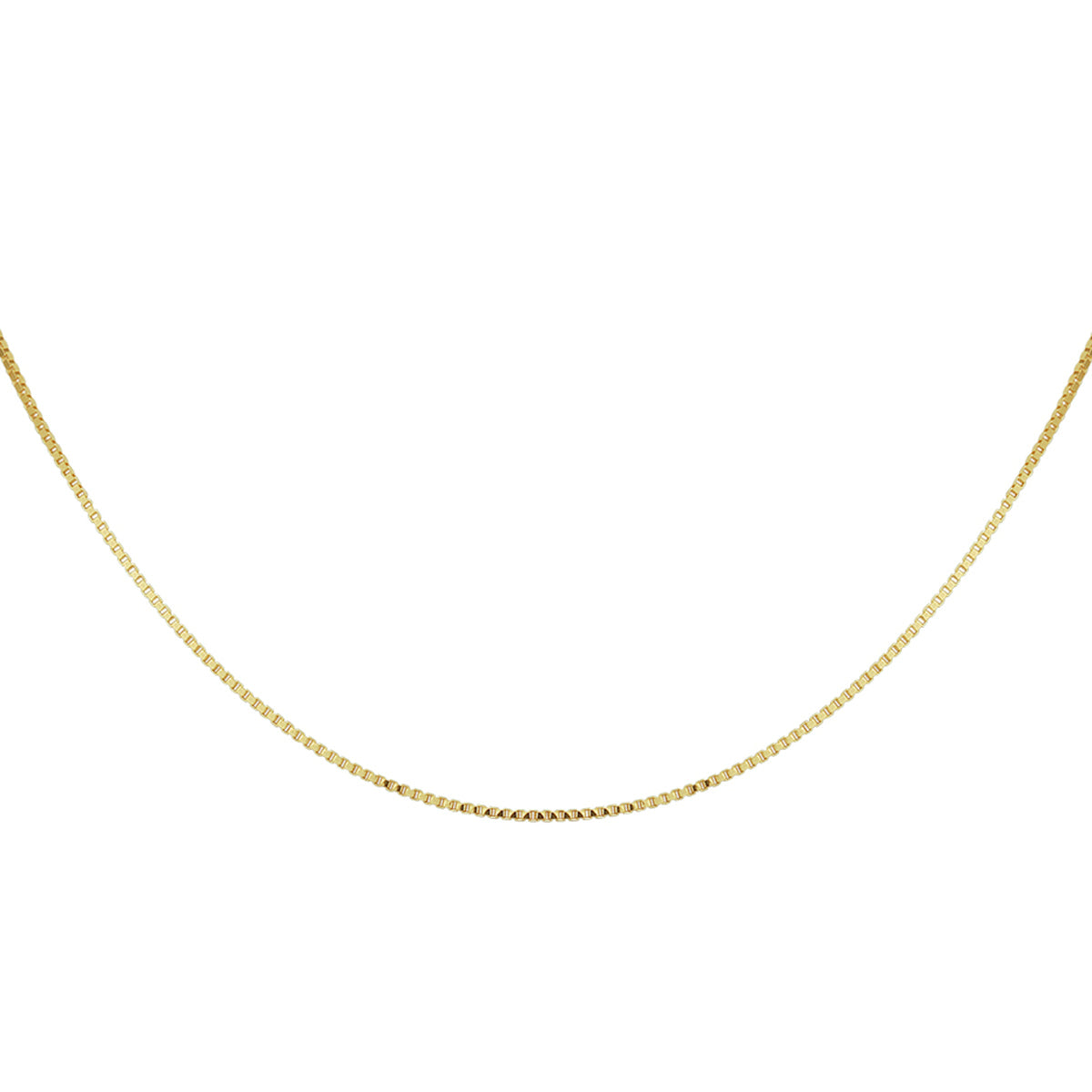 Collier venetiaans 0,9 mm 14k geelgoud
