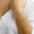 Armband figaro 1,6 mm 18 cm 14k geelgoud