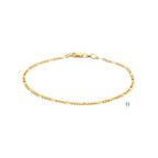 Armband figaro 1,8 mm 14k geelgoud