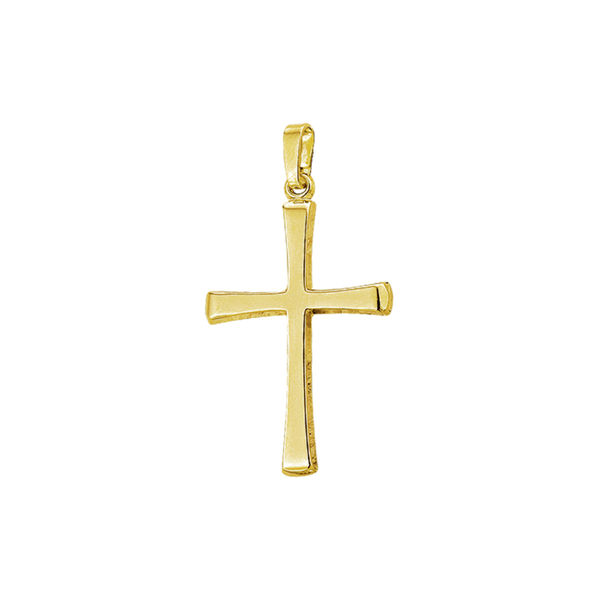 Hanger kruis 14k geelgoud