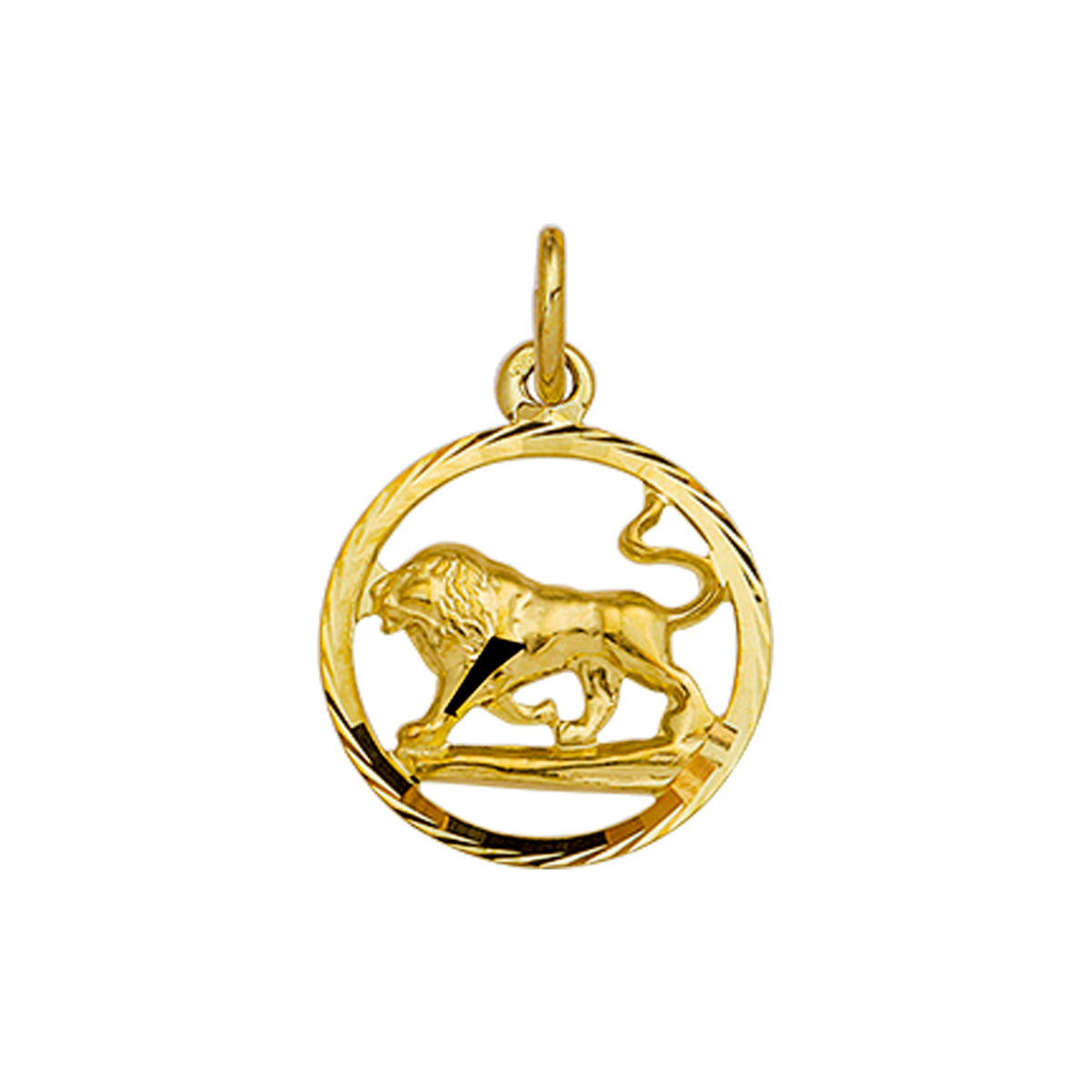 Hanger sterrenbeeld gediamanteerd 14k geelgoud