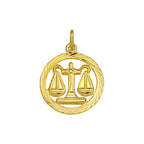 Hanger sterrenbeeld gediamanteerd 14k geelgoud