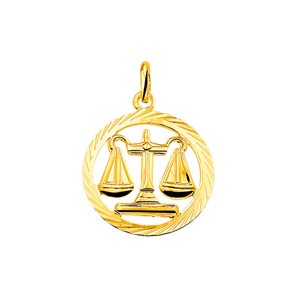 Hanger sterrenbeeld gediamanteerd 14k geelgoud