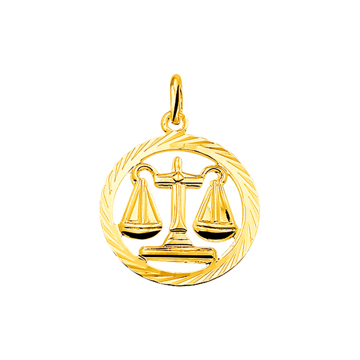 Hanger sterrenbeeld gediamanteerd 14k geelgoud