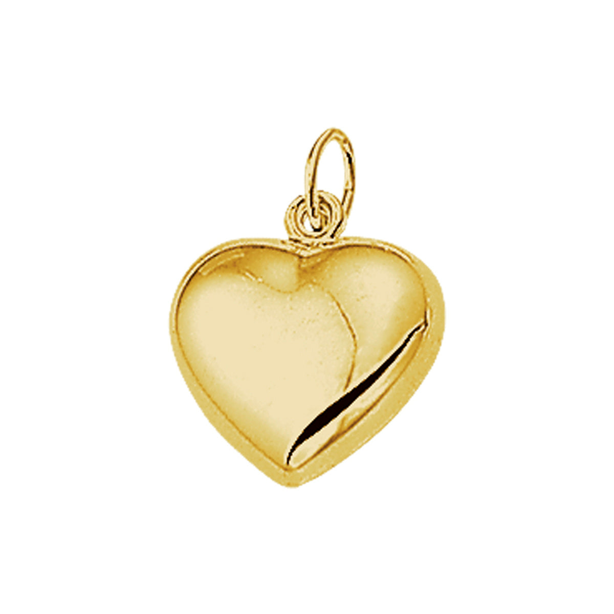 Hanger hart 14k geelgoud