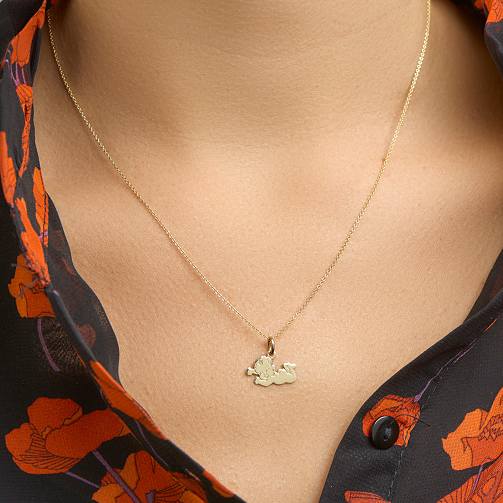 Hanger baby 14k geelgoud