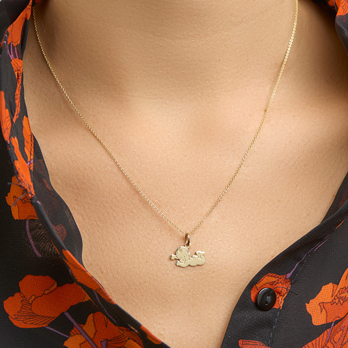 Hanger baby 14k geelgoud