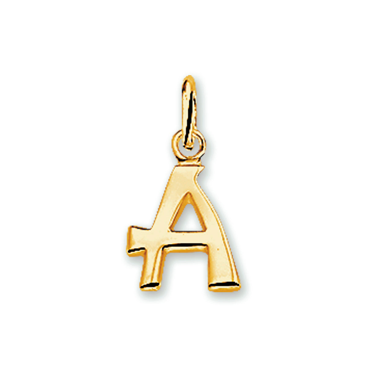 Hanger letter 14k geelgoud