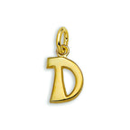 Hanger letter 14k geelgoud