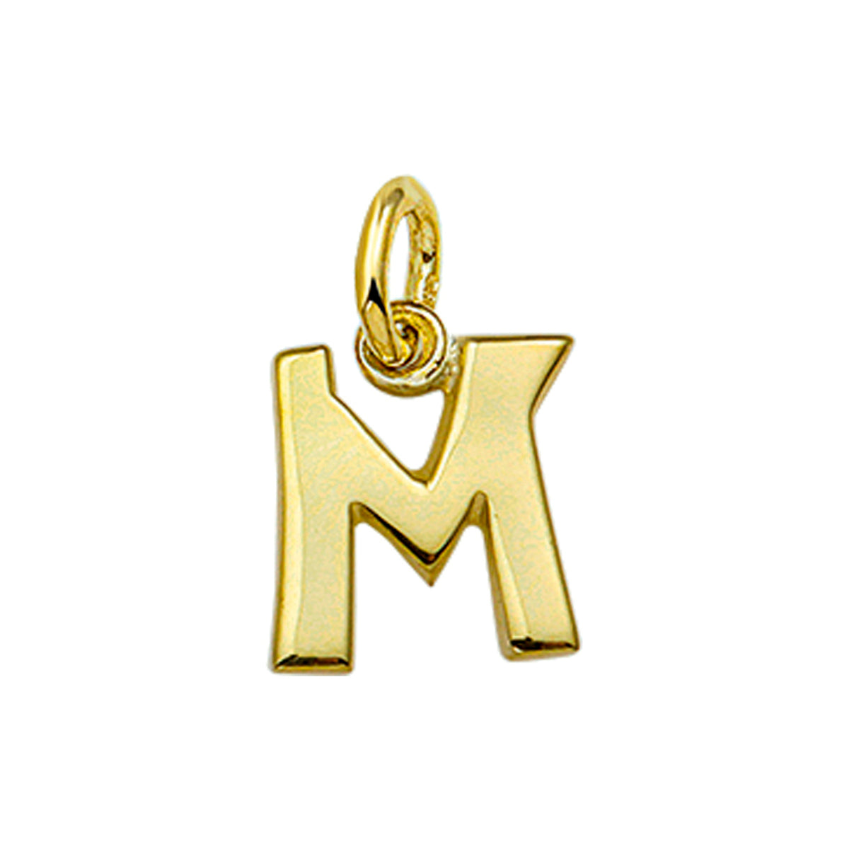Hanger letter 14k geelgoud