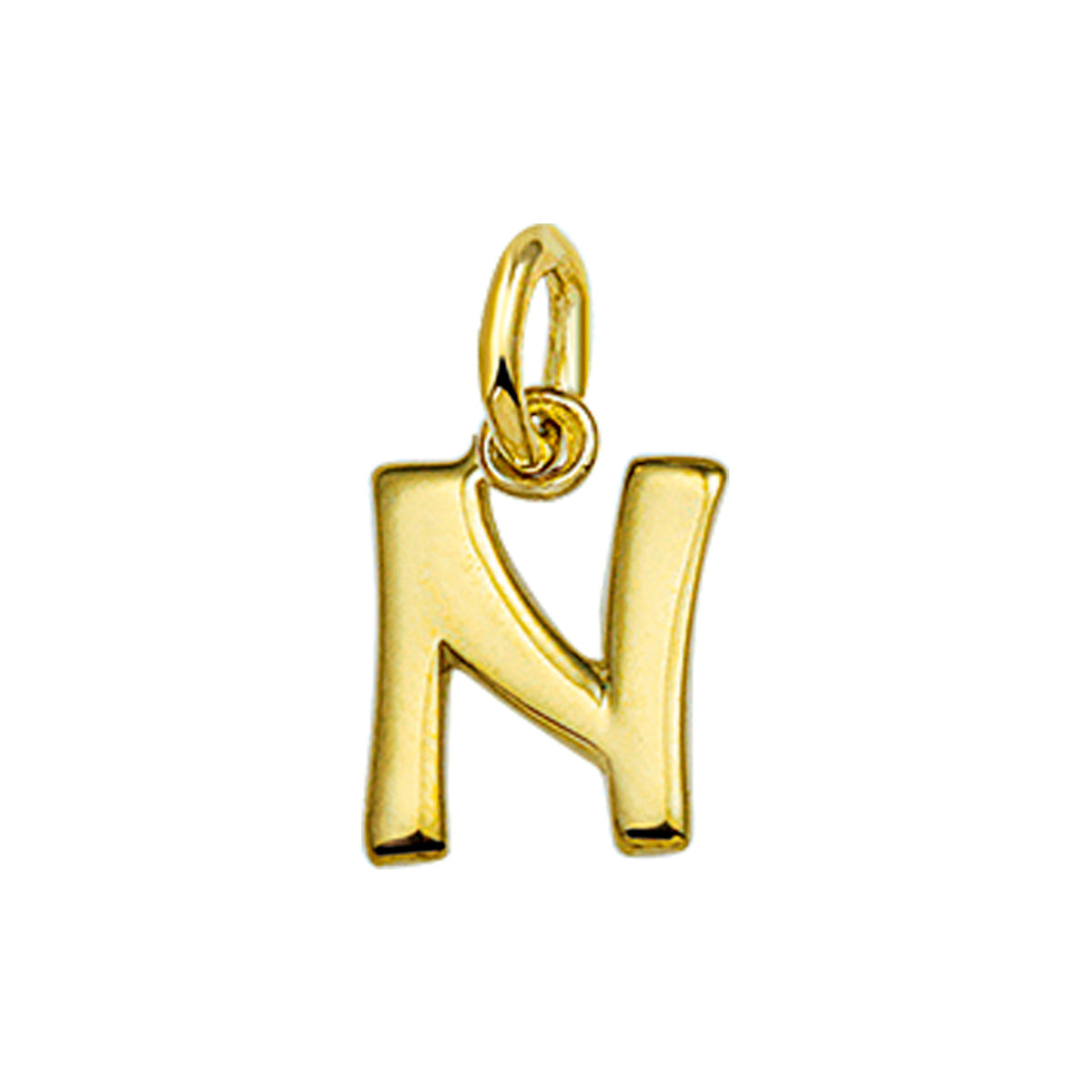 Hanger letter 14k geelgoud