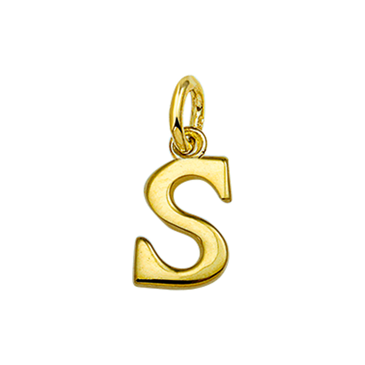 Hanger letter 14k geelgoud
